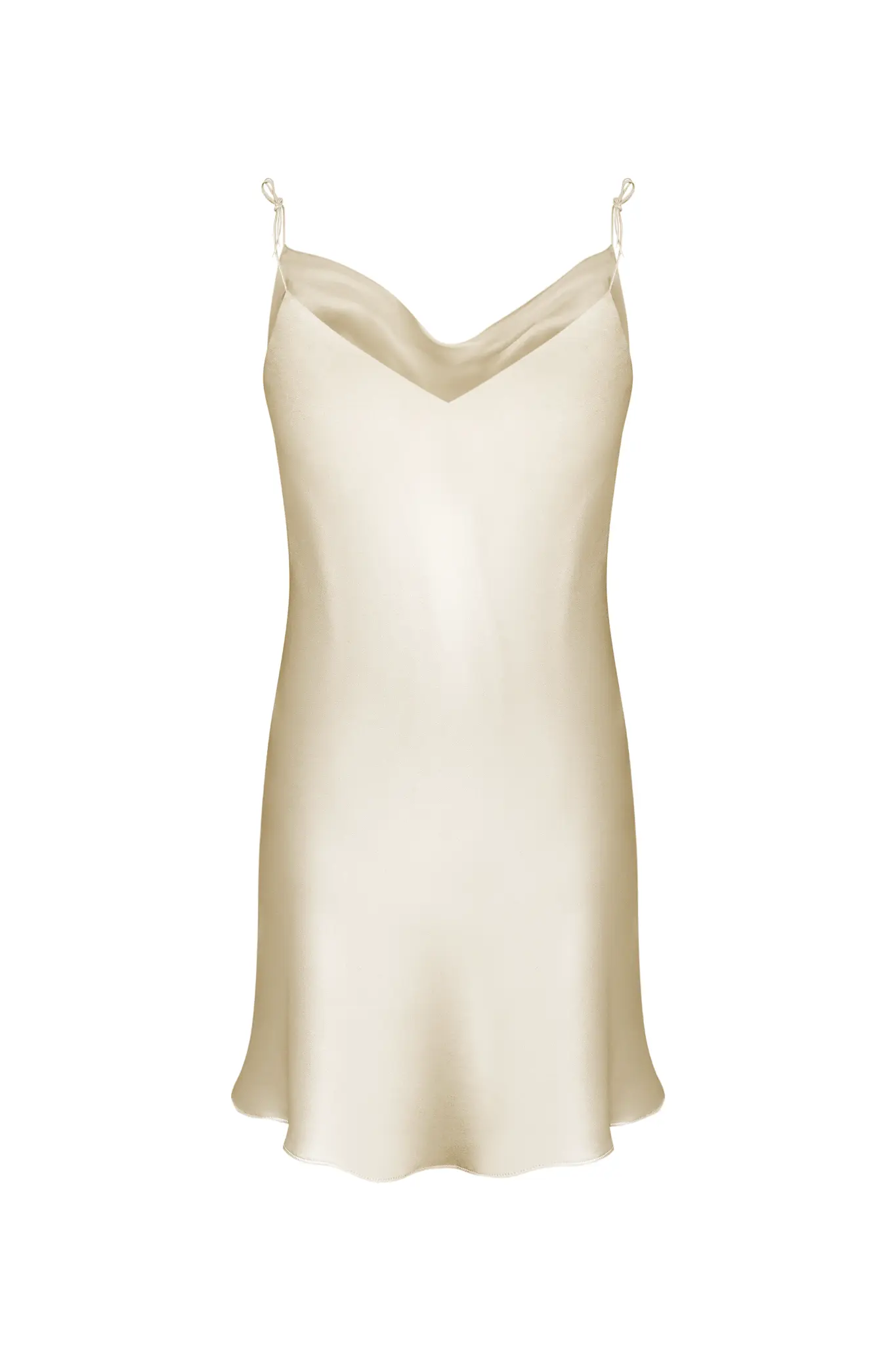 Ivoire Silk Mini Dress
