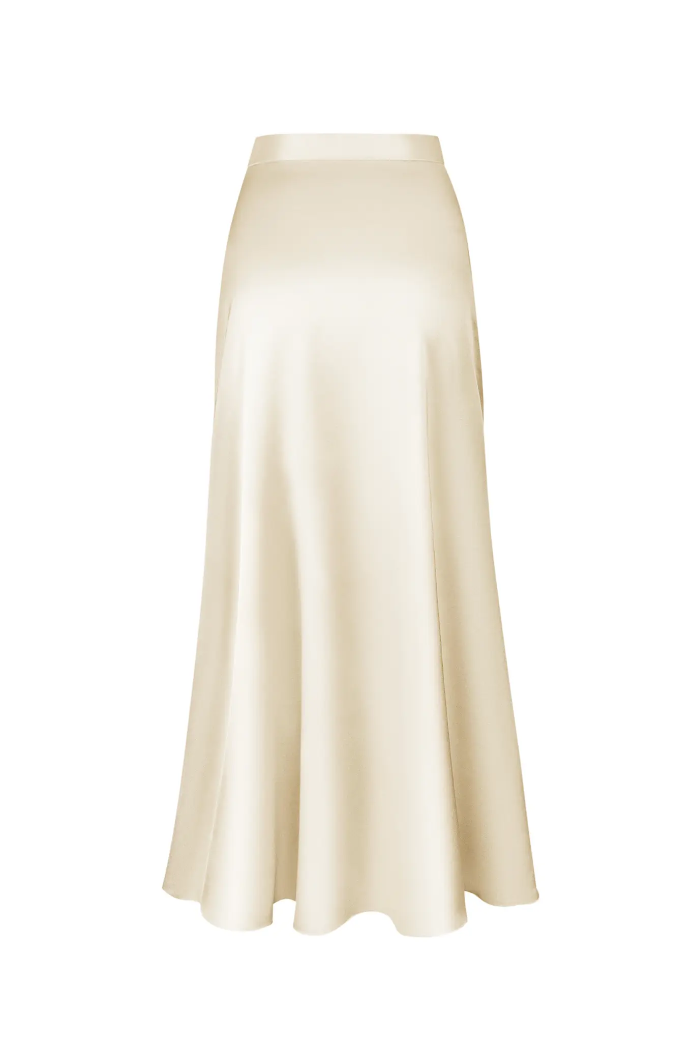 Ivoire Silk Maxi Skirt