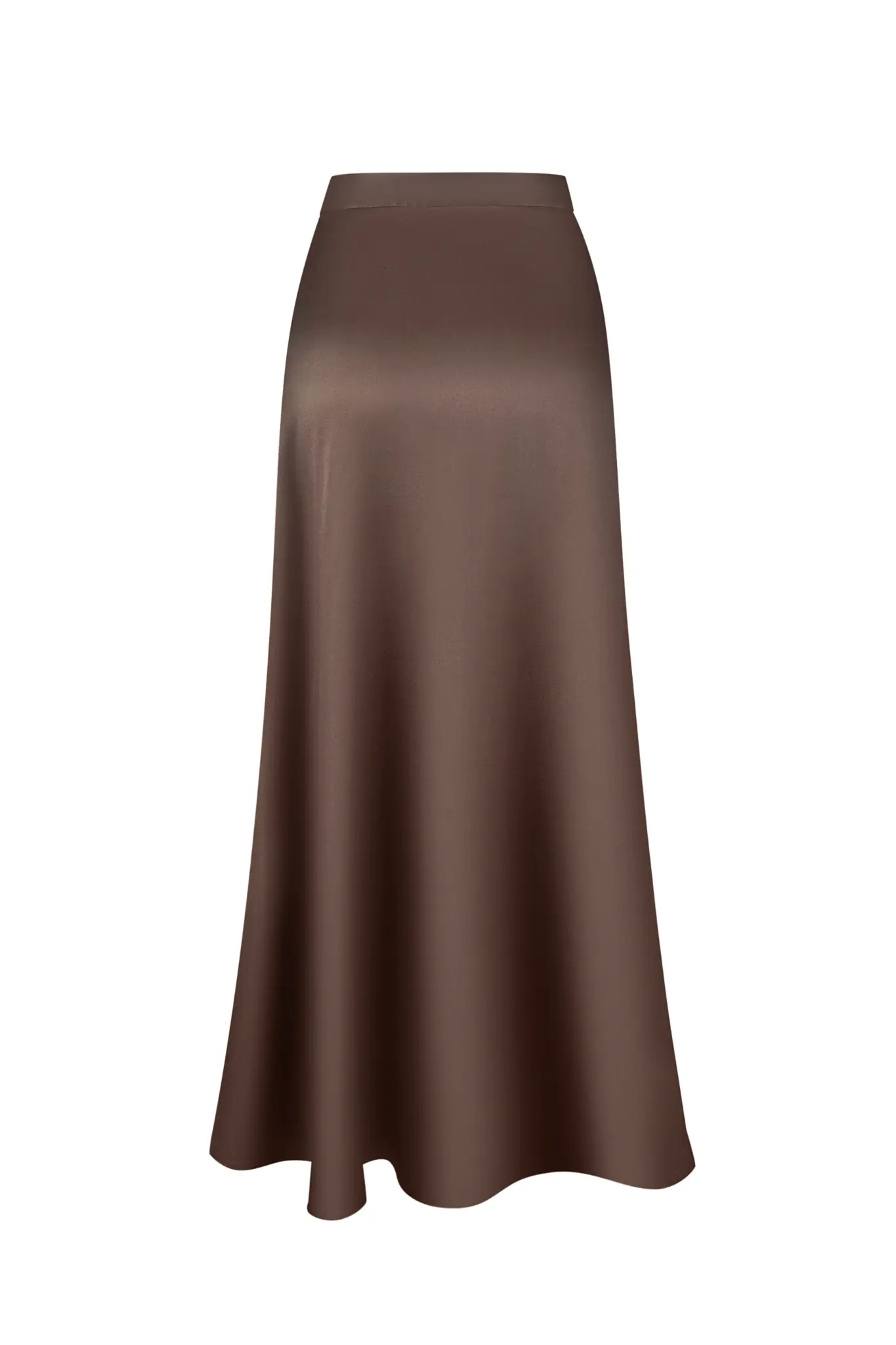 Cacao Silk Skirt