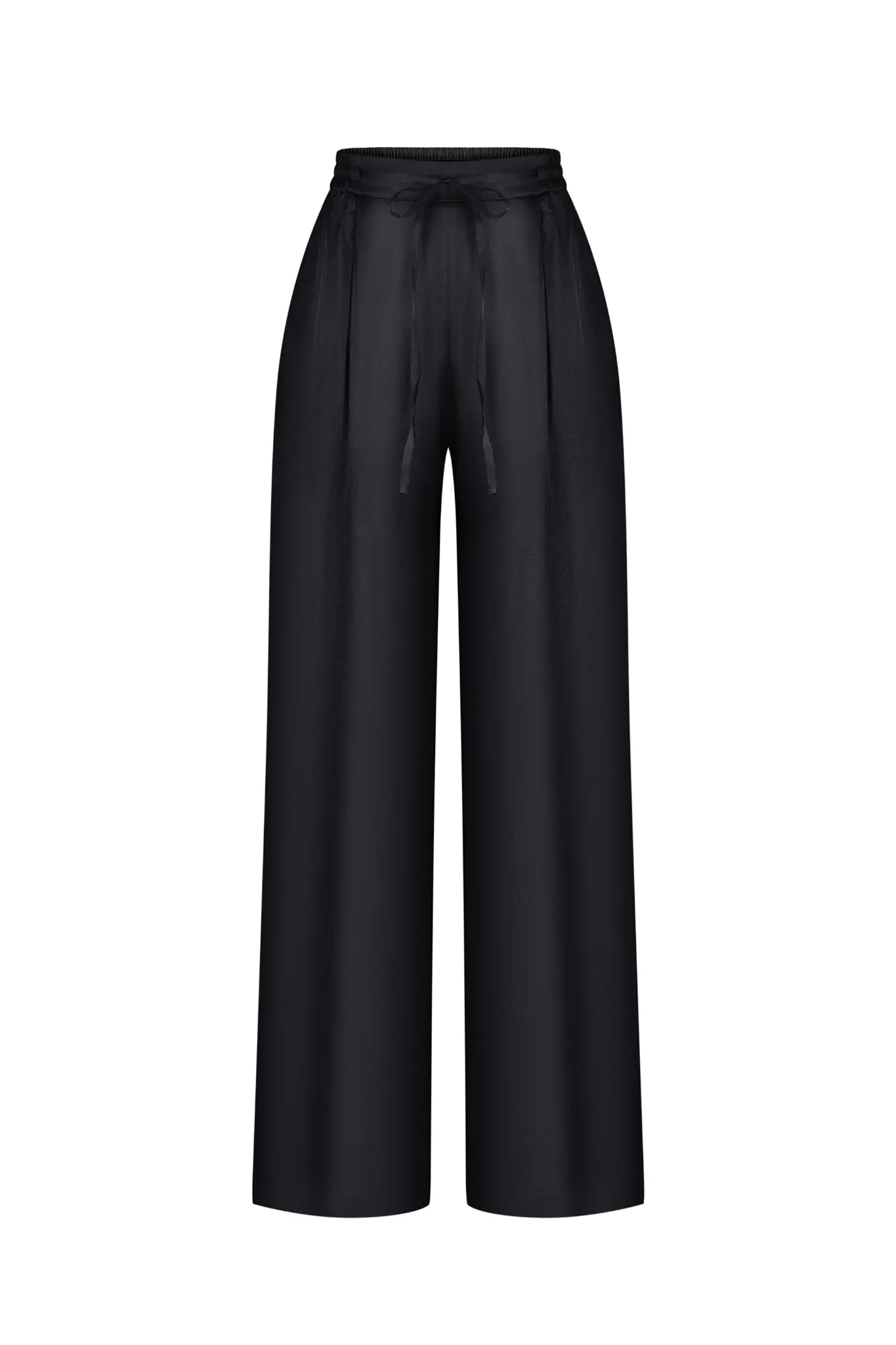 Noir Silk Trousers