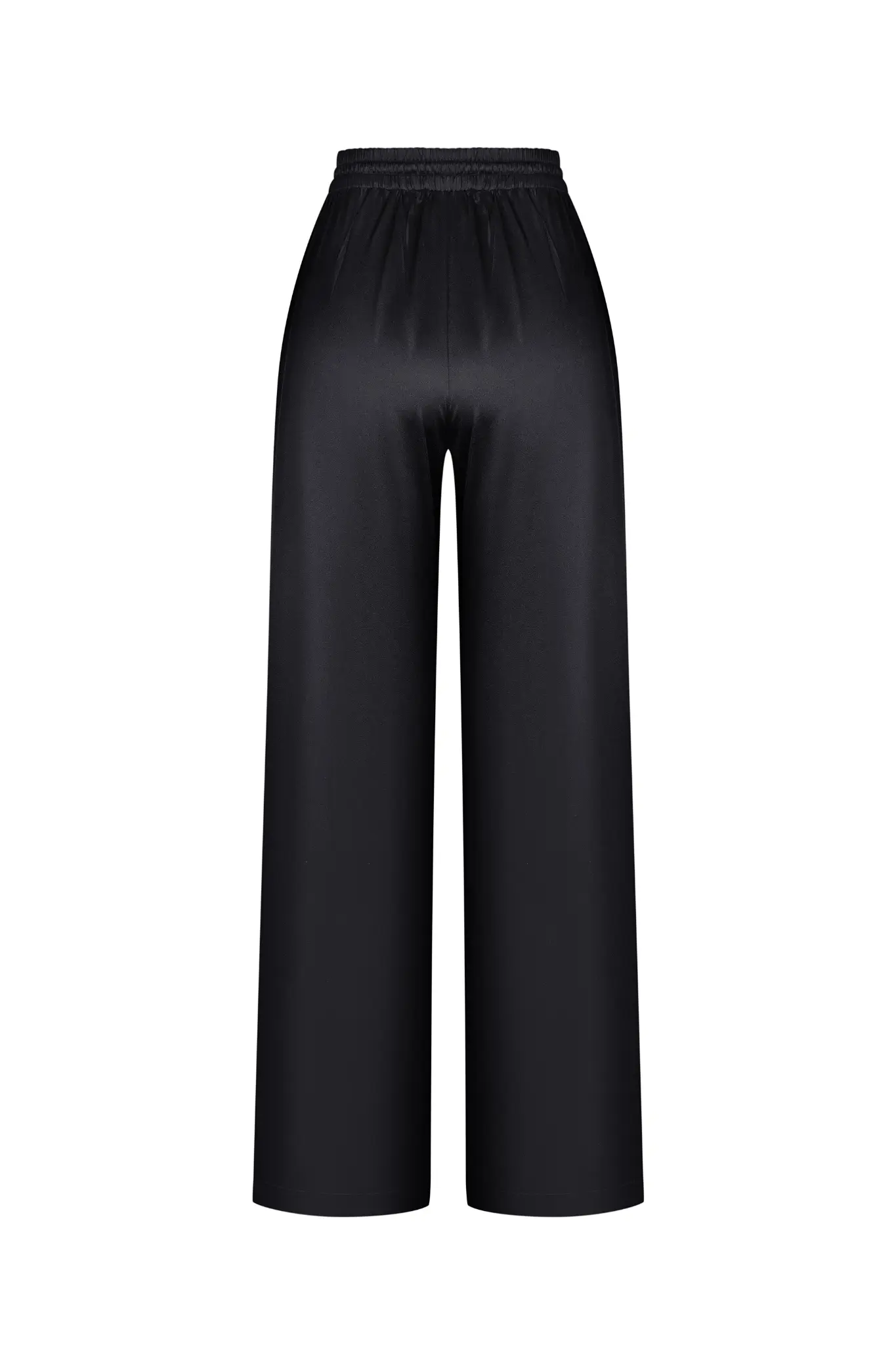 Noir Silk Trousers