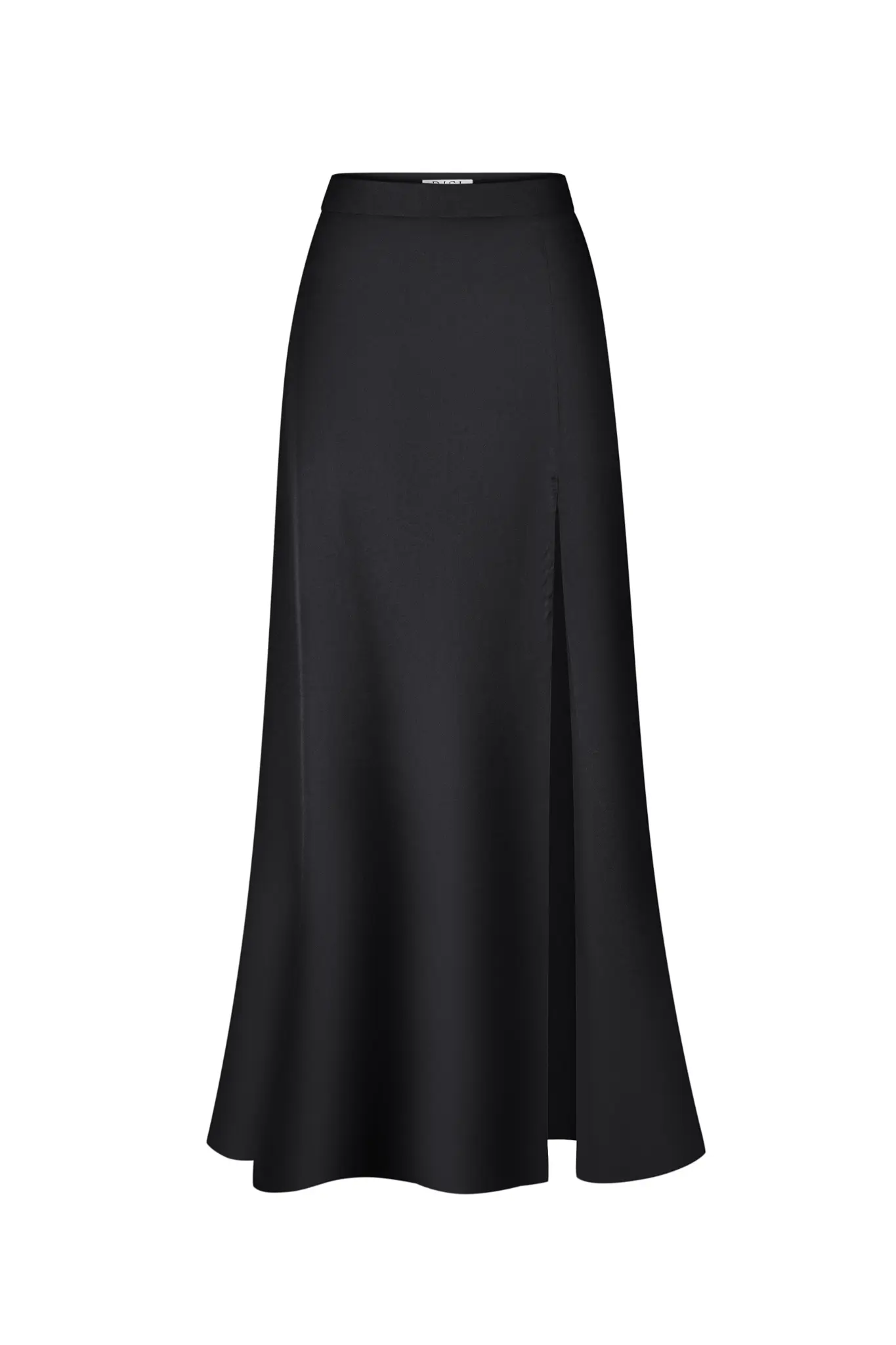 Noir Silk Skirt