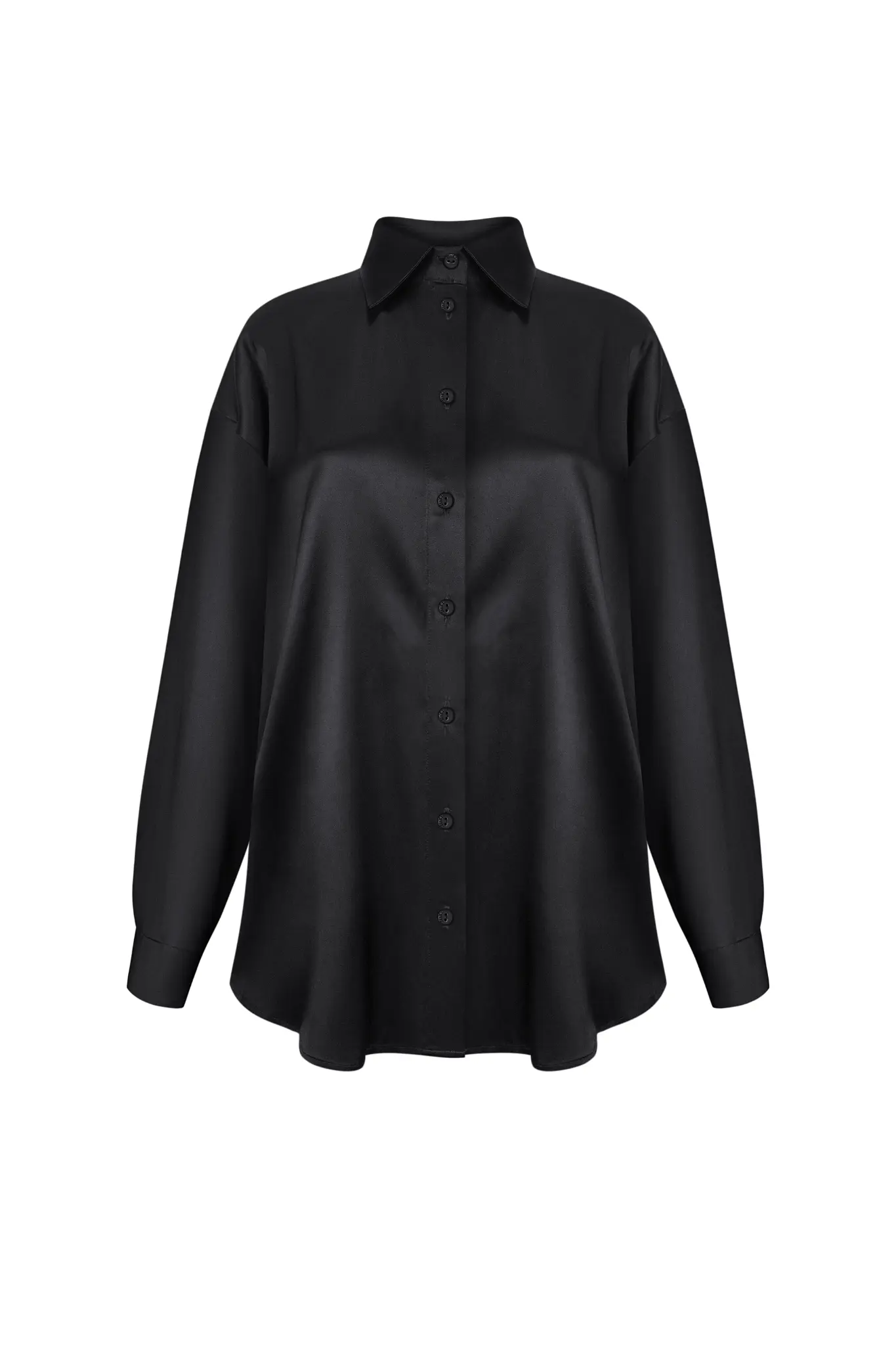 Noir Silk Shirt