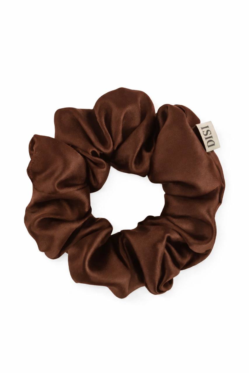 Cacao Silk Scrunchie