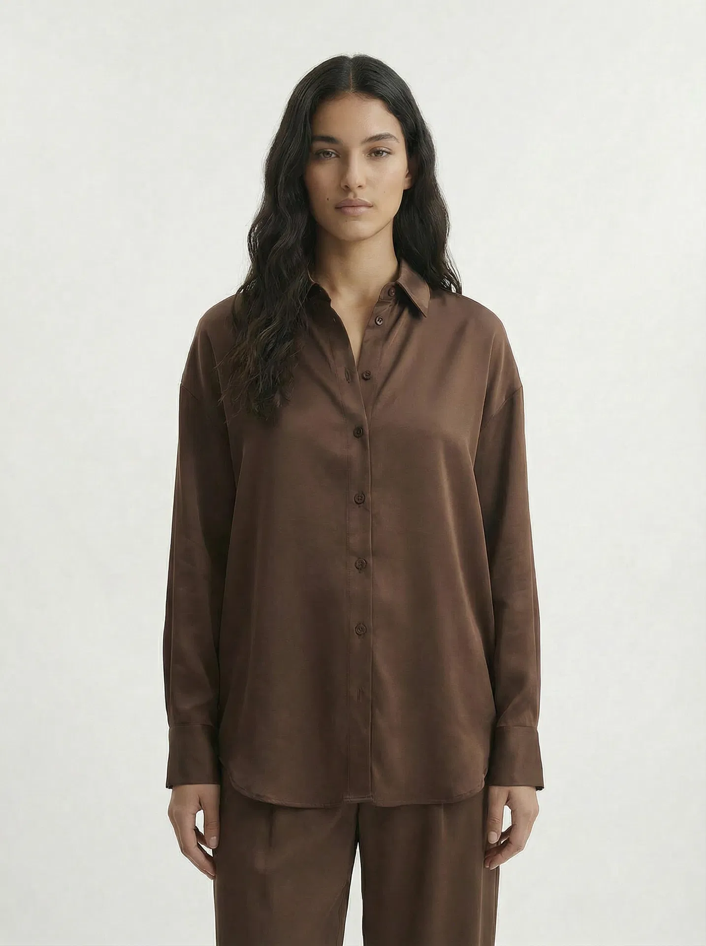 Cacao Silk Shirt