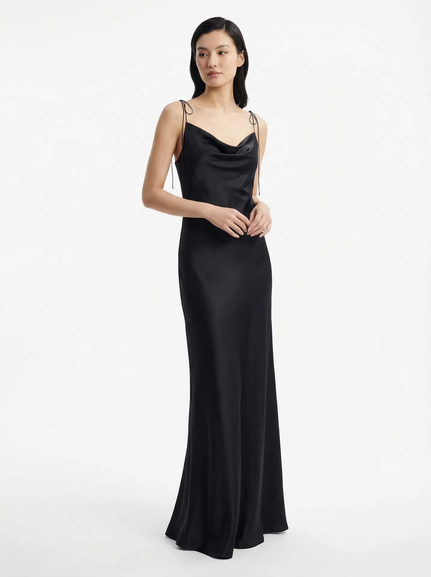 Noir Silk Dress