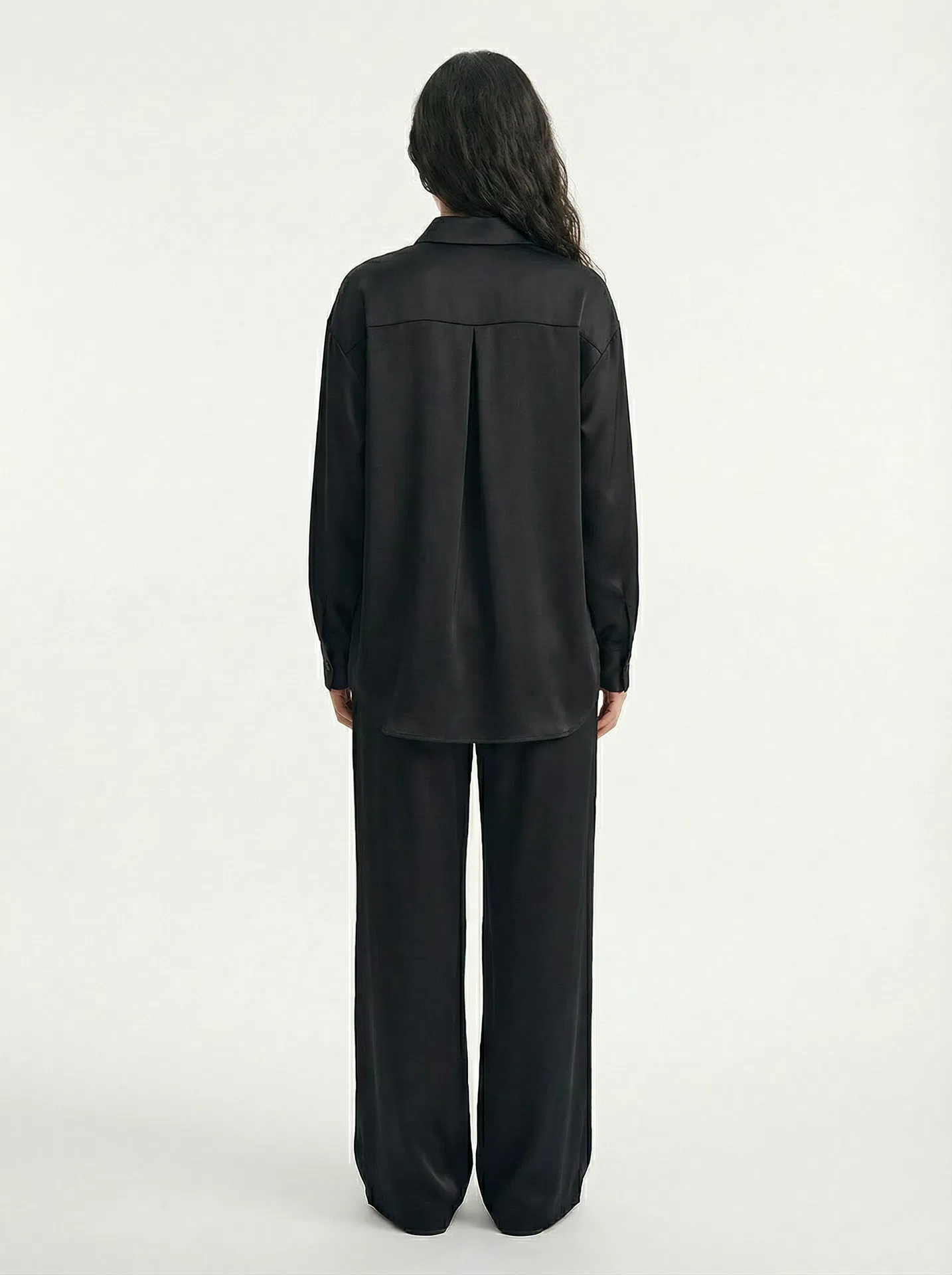 Noir Silk Shirt