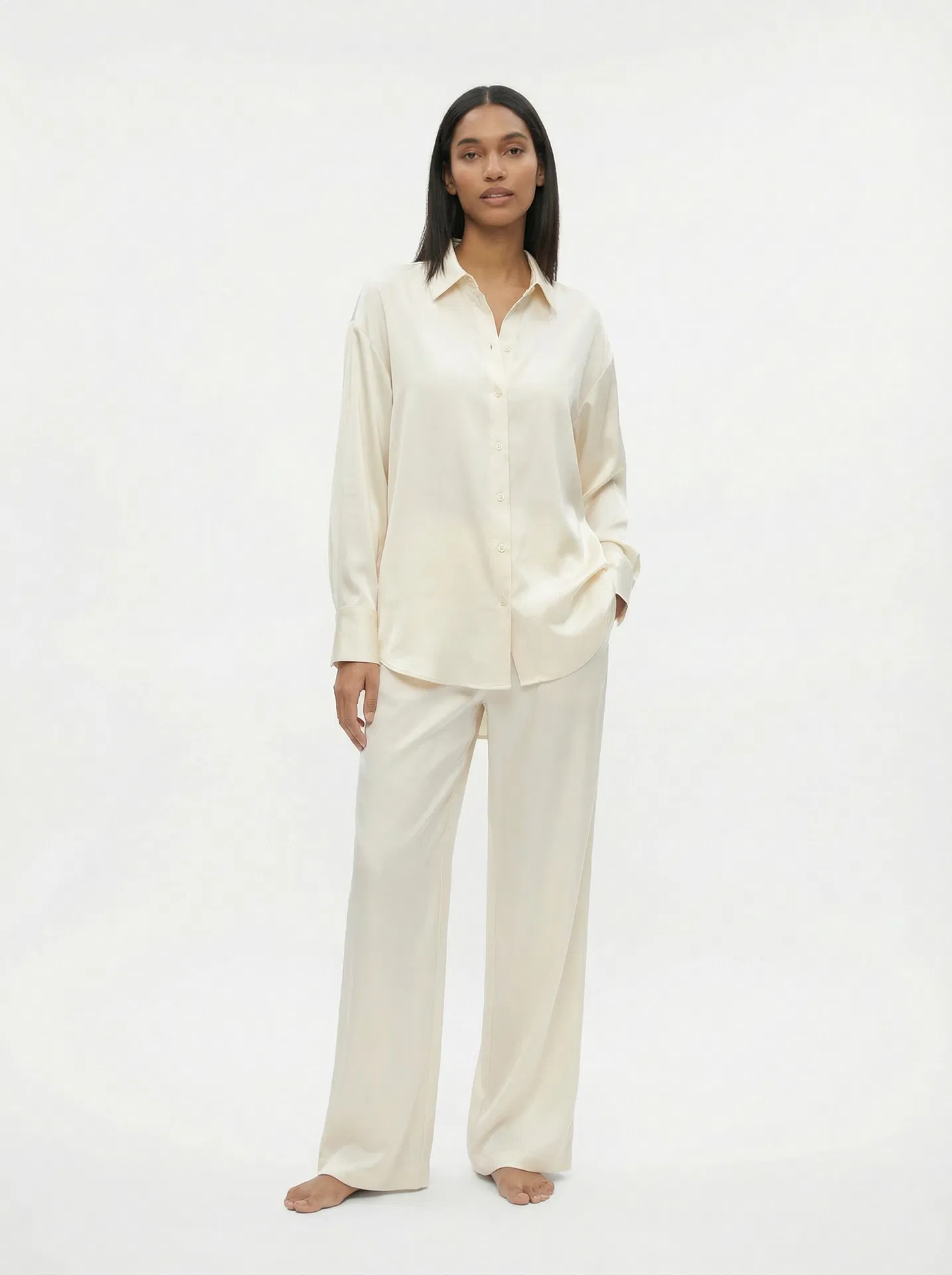 Ivoire Silk Shirt